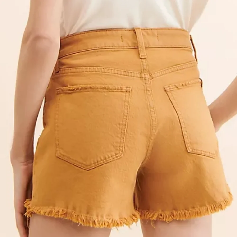 Anthropologie Joe's Jeans The Jessie Relaxed Cut Off Shorts In Almond Size 31 - Picture 2 of 11